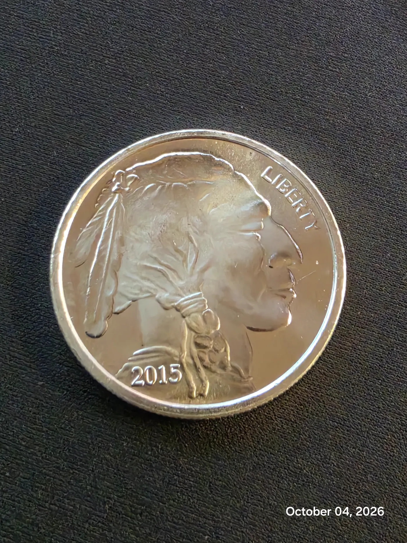 1 oz Silver Buffalo Round – Random Year
